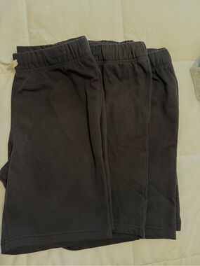 The Children's Place 3 pair Bundle Black Shorts Size 14 Husky